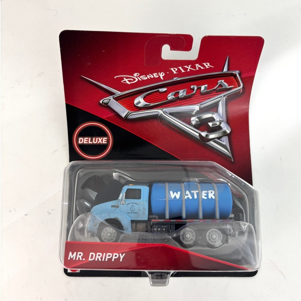 Disney Pixar Cars 3 Mr Drippy Deluxe 1:55 Diecast New Sealed Rare